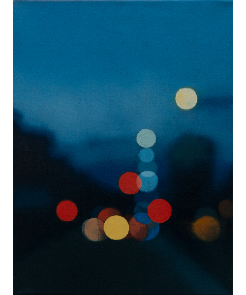 #paesagginecessari 11 (1/2), olio su tela, 30x40 cm, 2023