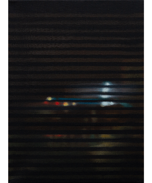 #paesagginecessari 14 (1/2), olio su tela, 30x40 cm, 2023