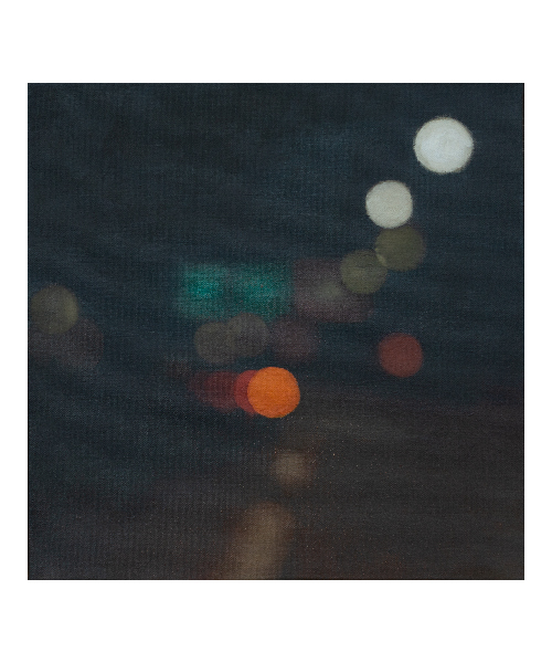 #paesagginecessari 12 (3/5), olio su tela, 40x40 cm, 2023